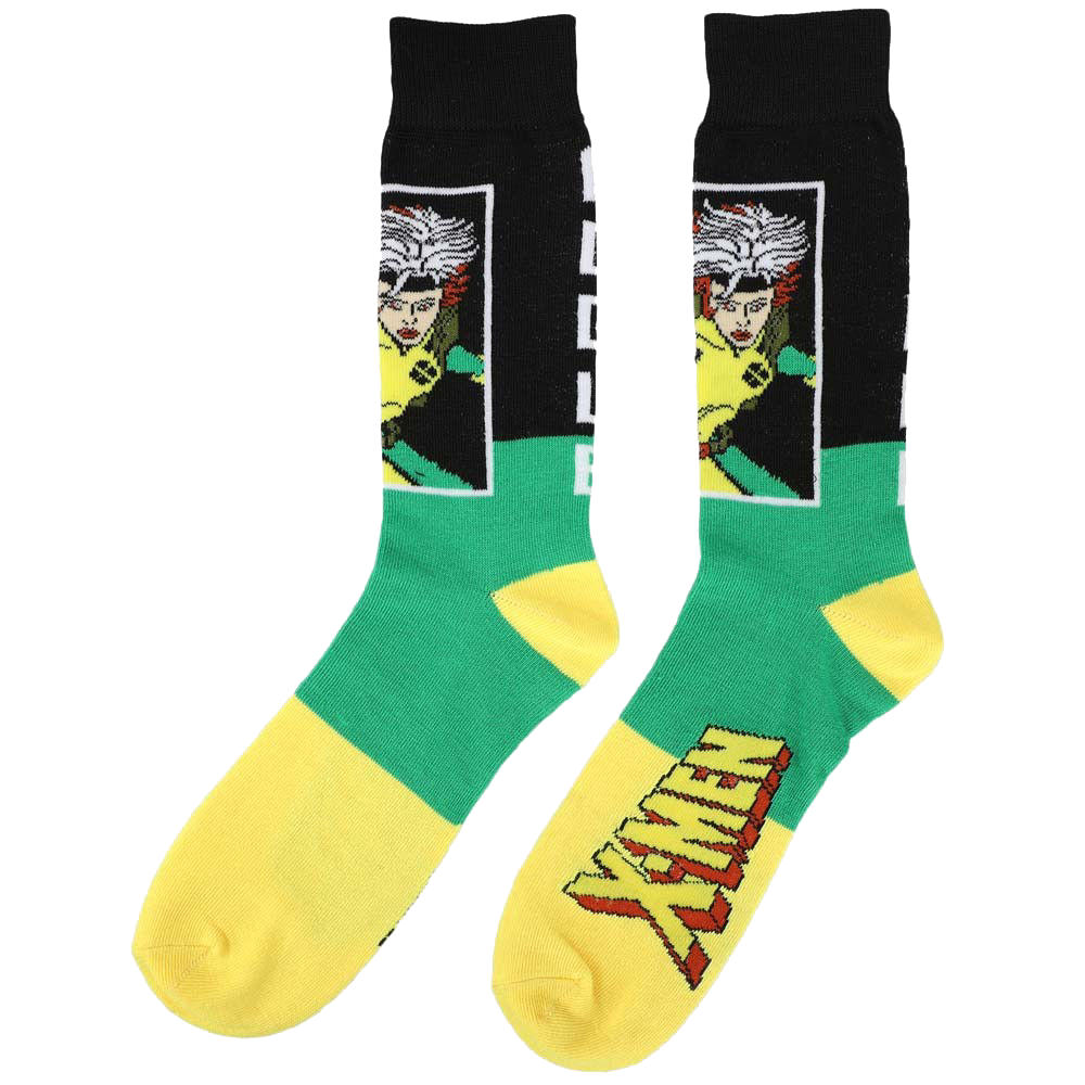 Marvel X-Men Colorblock 5 Pair Crew Socks