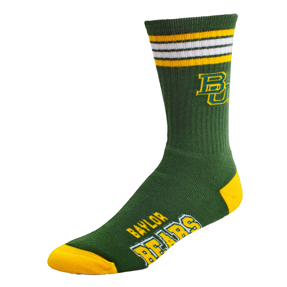 Baylor University Bears - 4 Stripe Deuce Socks