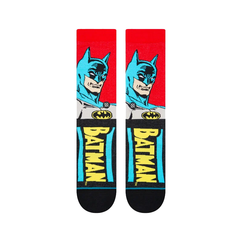 DC Comics Batman X Comic Crew Socks - Kids Large