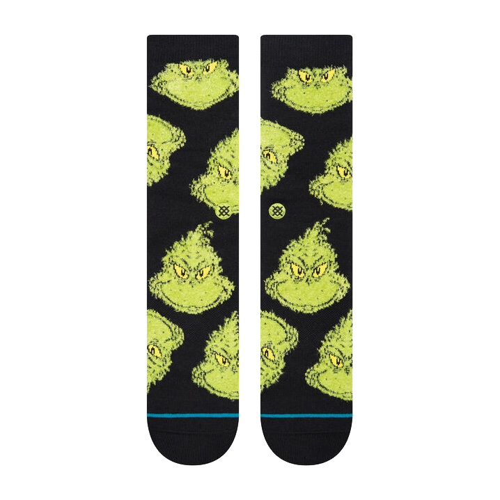 The Grinch Crew Socks - Mean One - Small