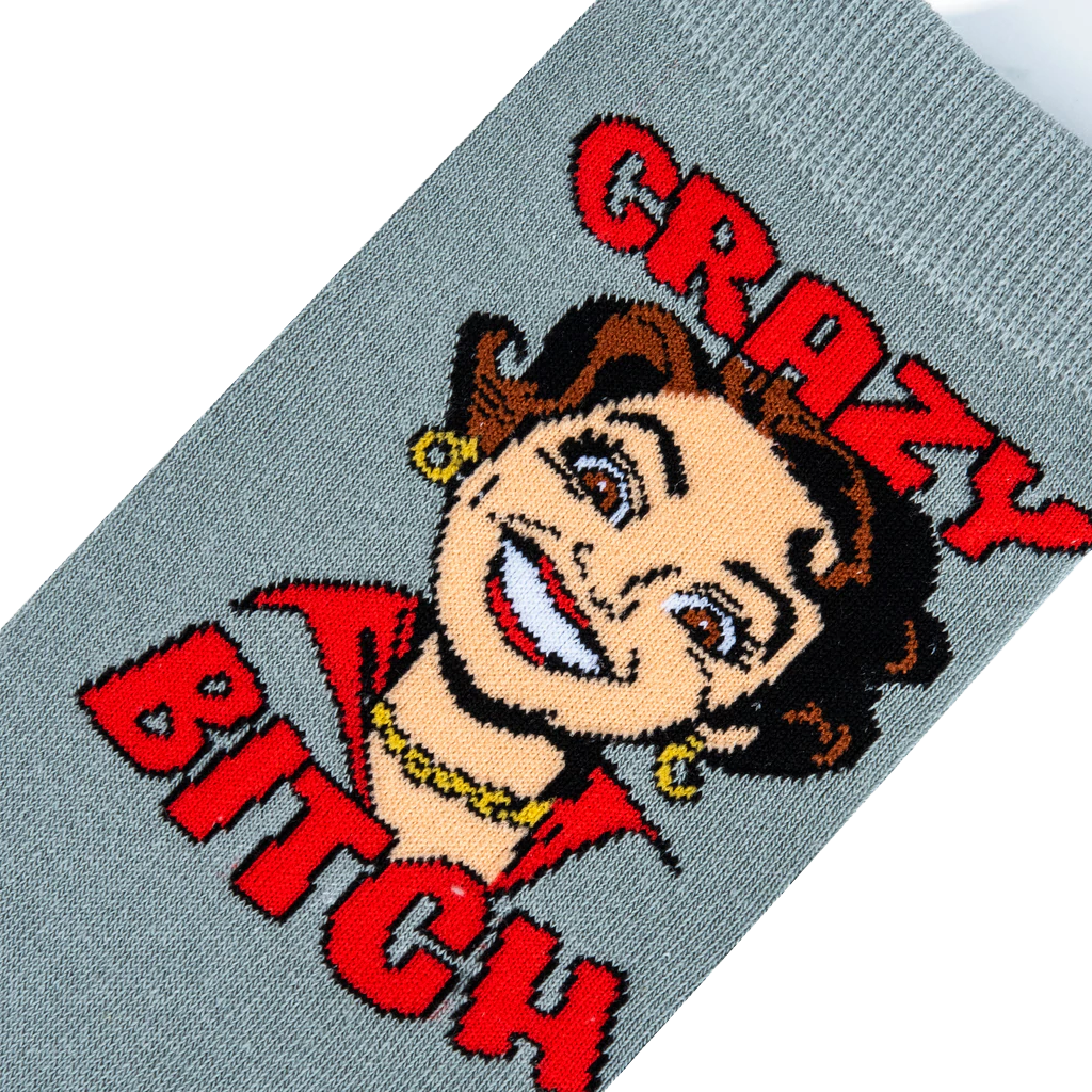 Crazy Bitch Socks - Womens