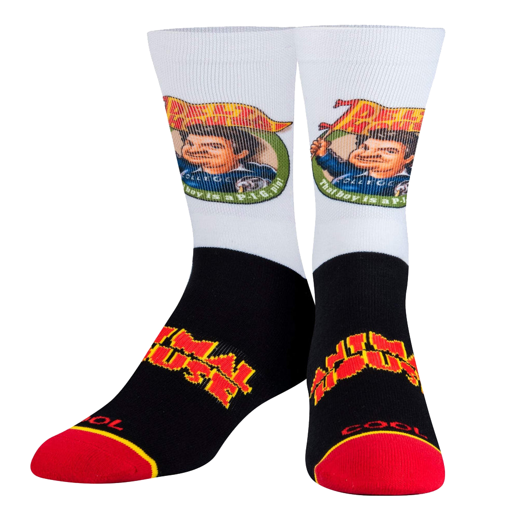 Tyson Punch Out Cotton Crew Socks by Good Luck Sock – Great Sox