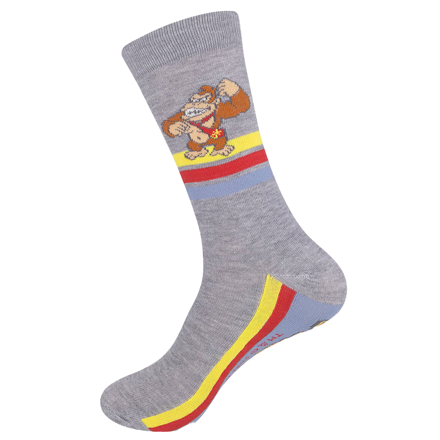 Donkey Kong Video Game Socks