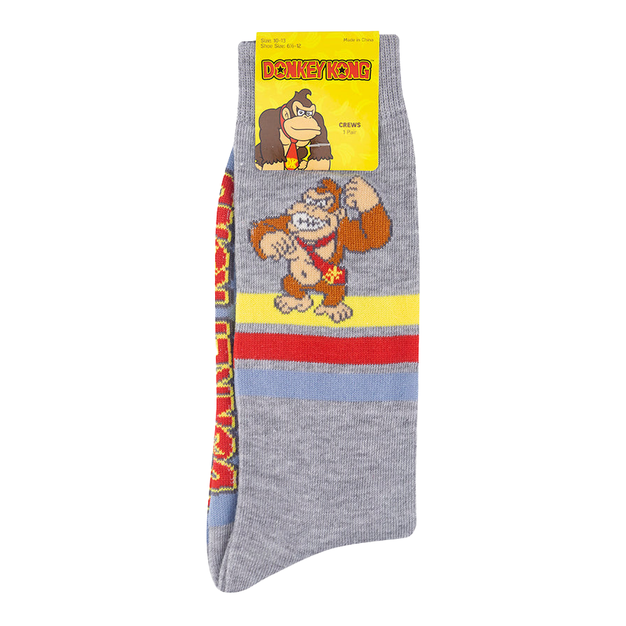 Donkey Kong Video Game Socks