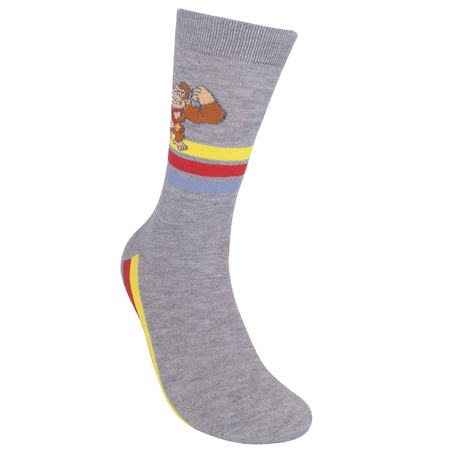 Donkey Kong Video Game Socks