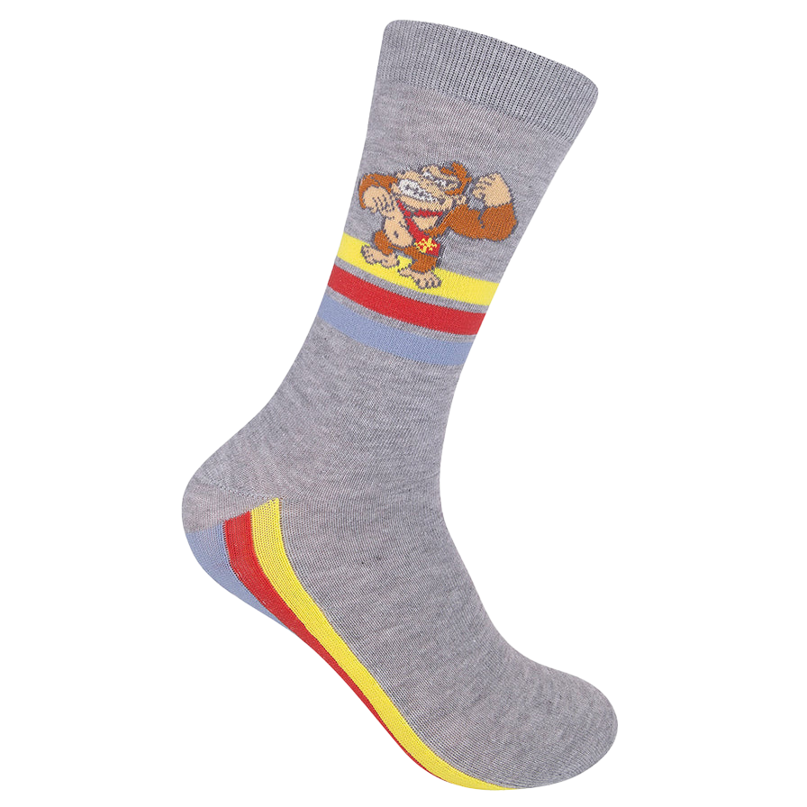 Donkey Kong Video Game Socks