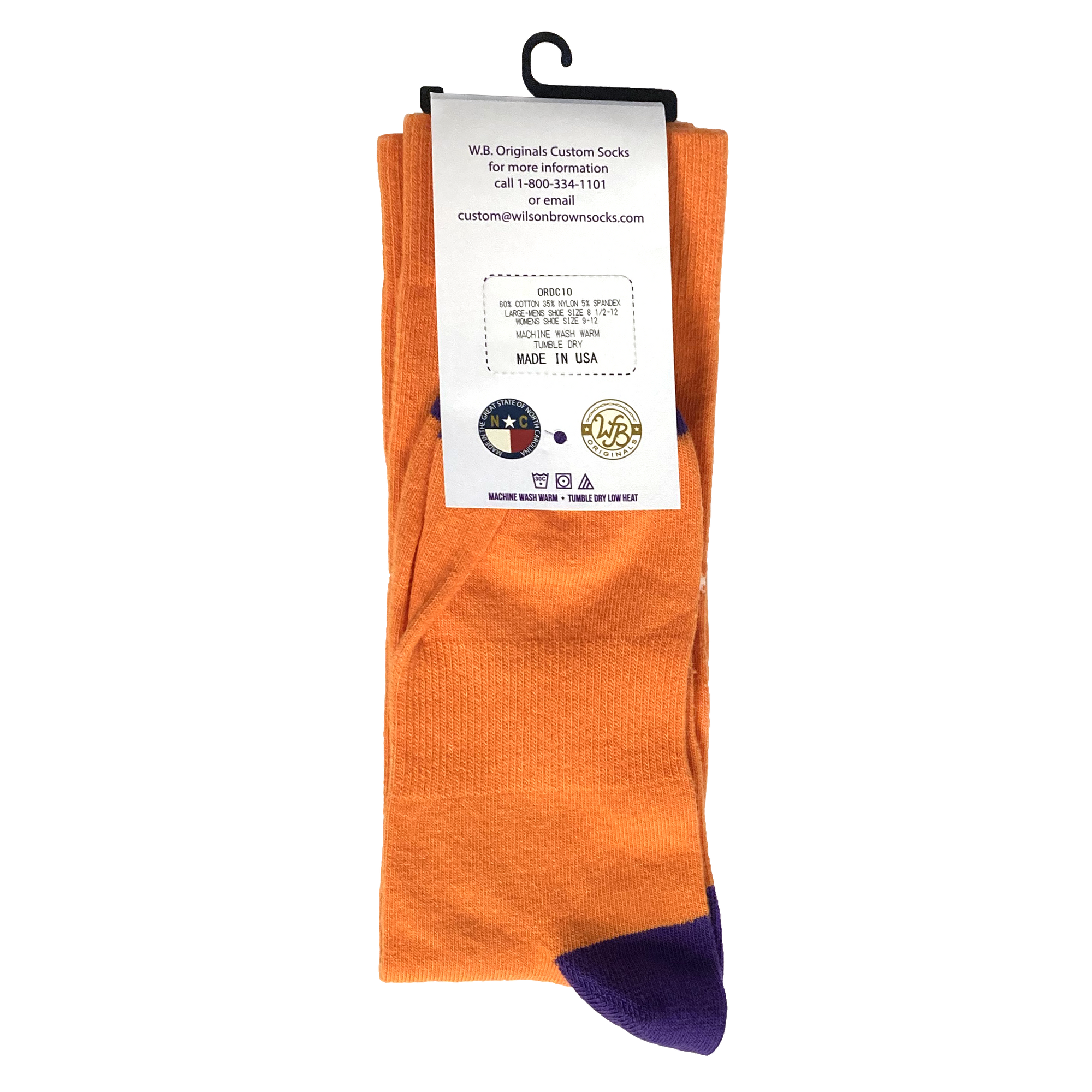 Clemson Orange Argyle With Paw Socks - Clemson Sock Shop