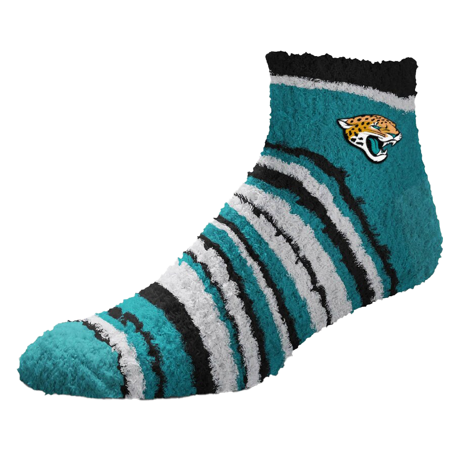 Jacksonville Jaguars - Muchas Rayas Socks - Fuzzy Ankle