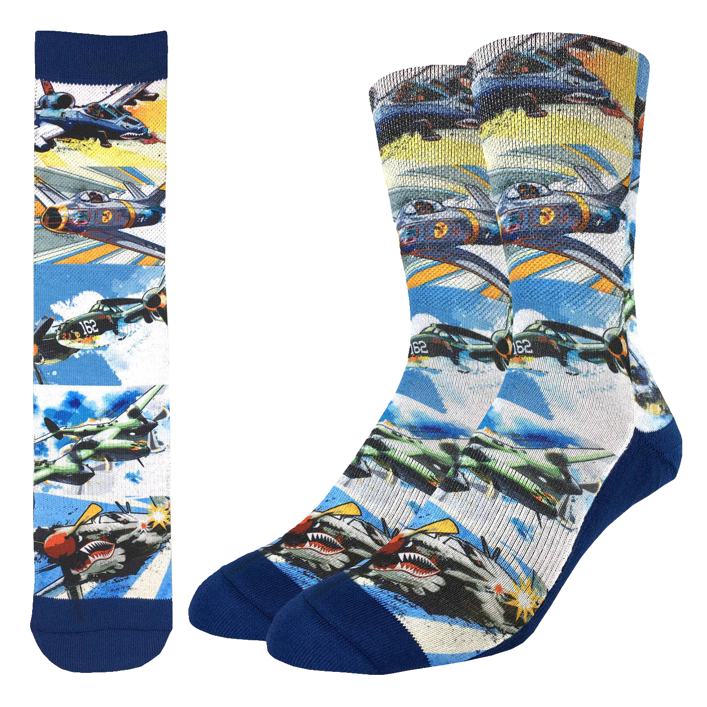 Jet Airplane Socks 