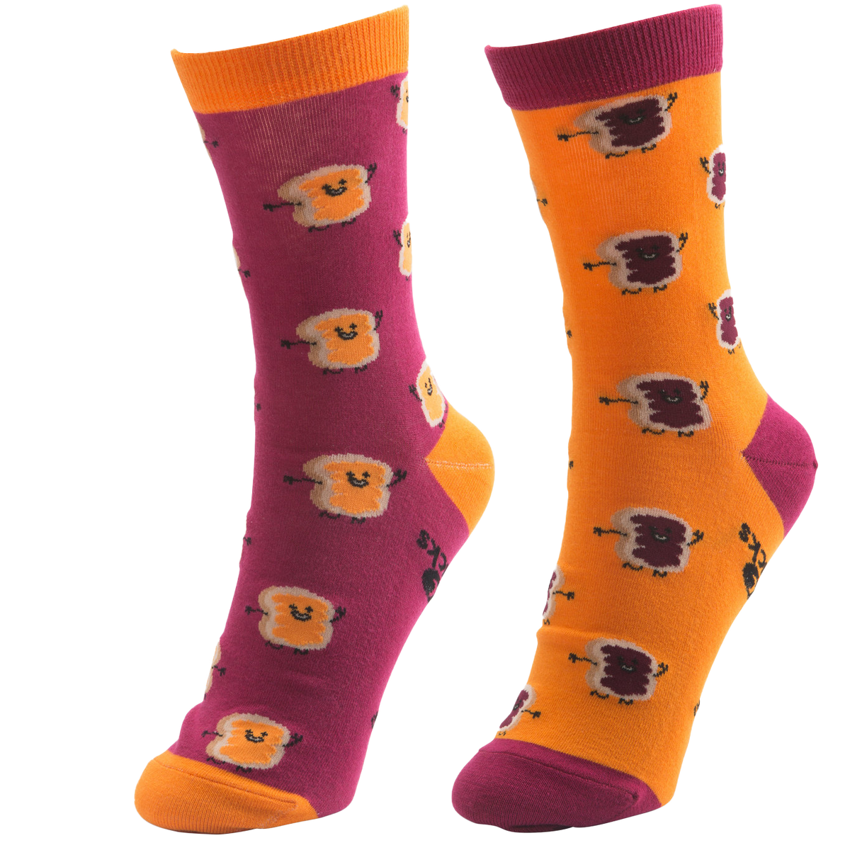 Peanut Butter &amp; Jelly Socks