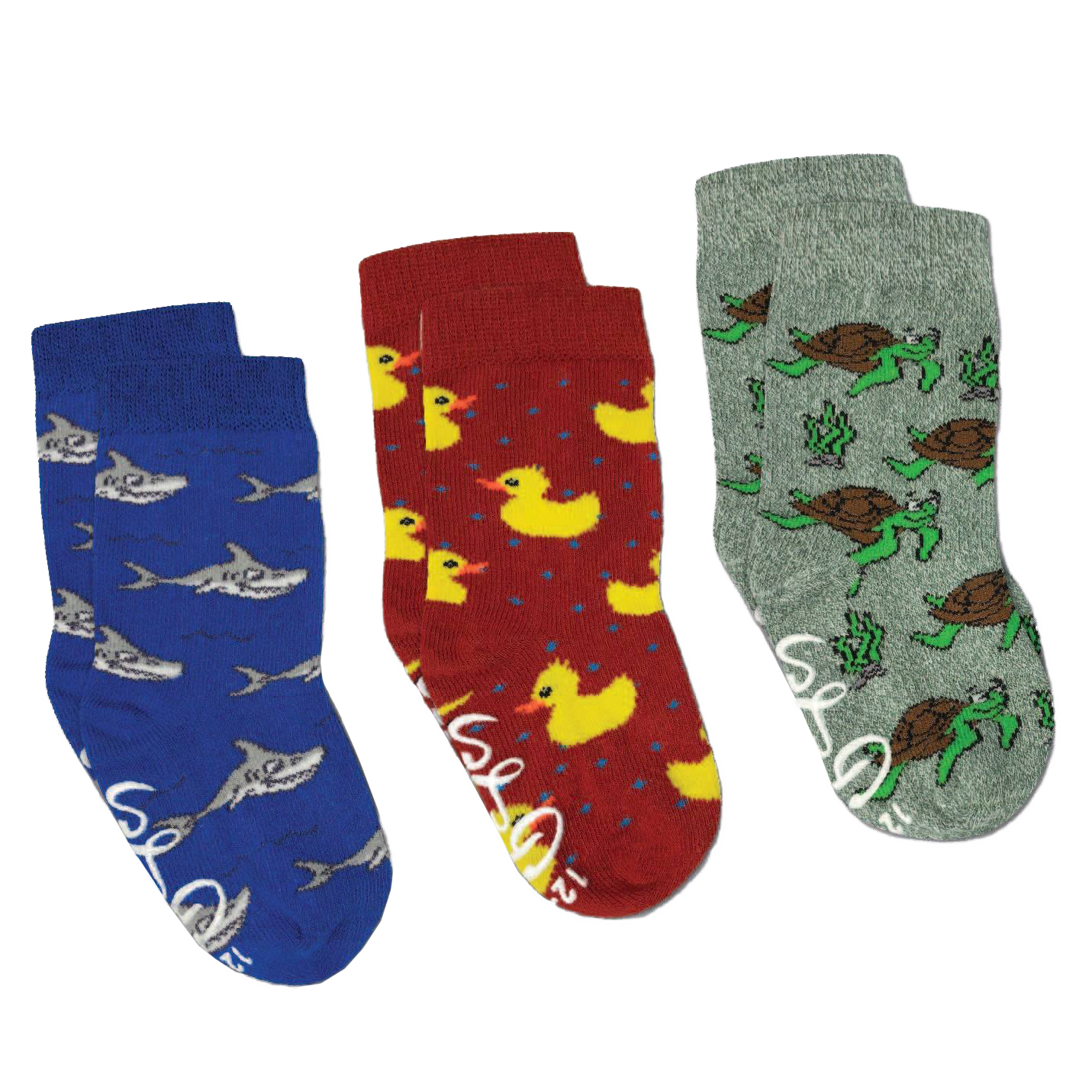 Retro Asian Tiger Socks Cotton Candy Colors Pop Art Style 